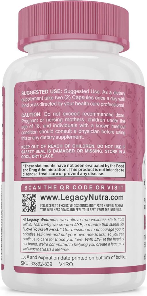 Legacy Wellness BEET BOOST Beet Root Capsules - Organic Beetroot Powder Supplements - Nitric Oxide Booster Beets Nitrate Supplement Supports Athletic Performance, Flow, Energy, Circulation  Digestion