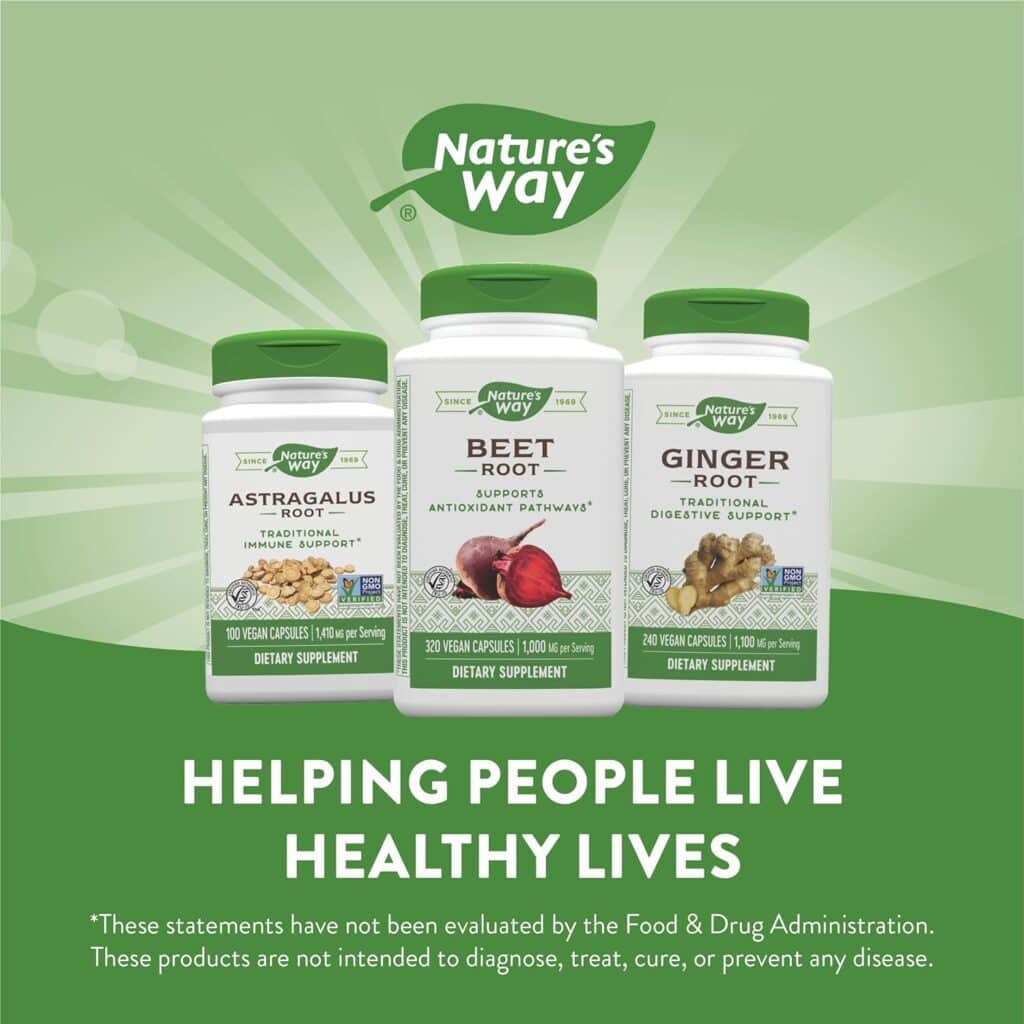 Natures Way Beet Root, Supports Antioxidant pathways*, 320 Capsules