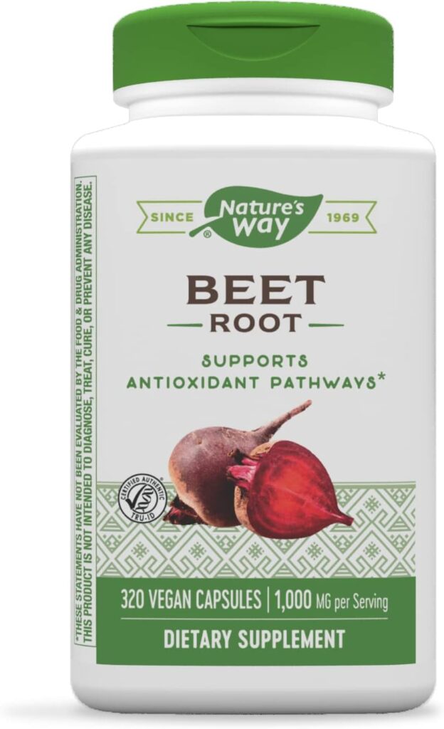 Natures Way Beet Root, Supports Antioxidant pathways*, 320 Capsules