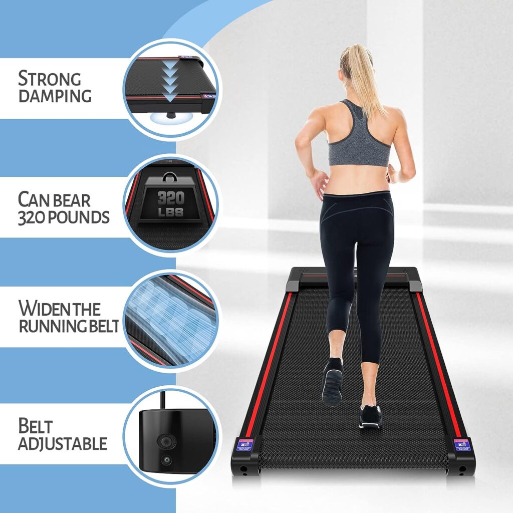 Sperax Walking Pad,Under Desk Treadmill,Treadmills for Home,Walking Pad Treadmill Under Desk,320 Lb Capacity